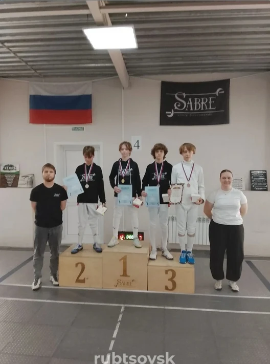 Рубцовские фехтовальщики на пьедестале 