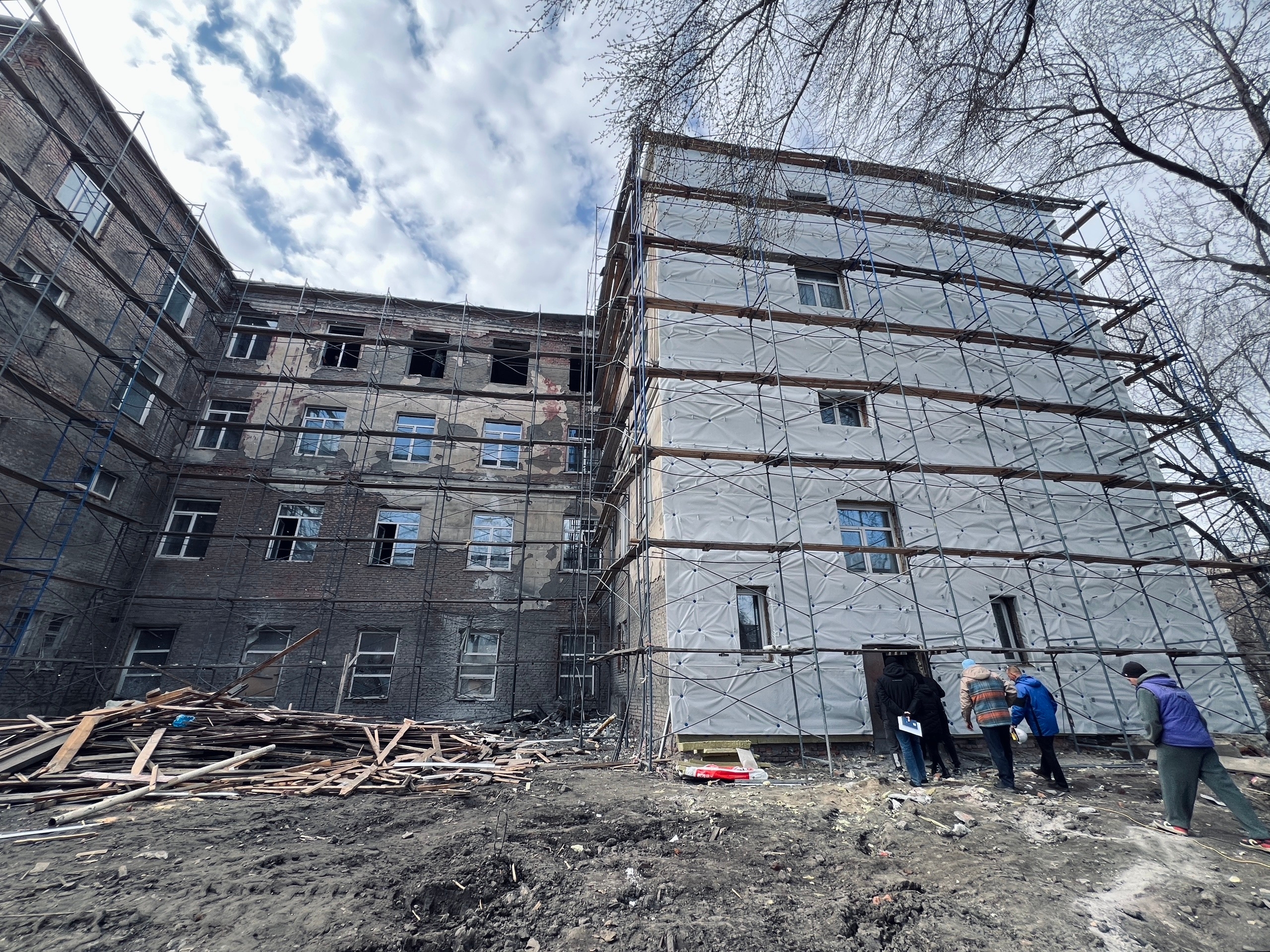 ремон фасада здания