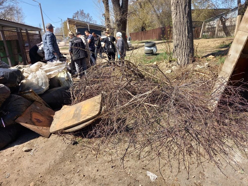 Уборка мусора