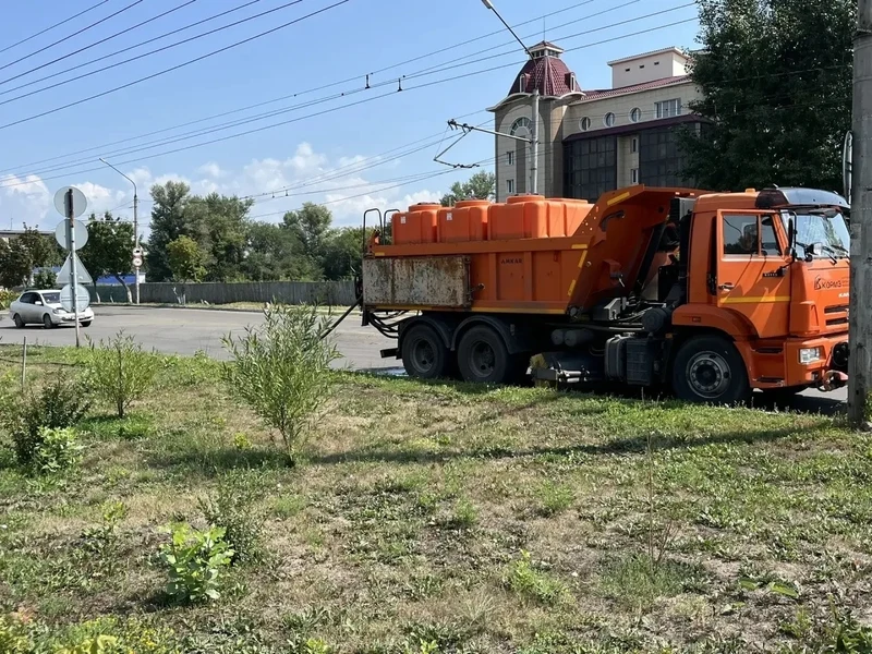 В Рубцовске продолжается содержание улично-дорожной сети