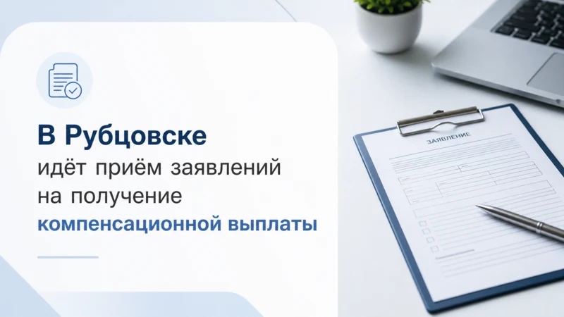 В Рубцовске идёт приём заявлений на получение компенсационной выплаты