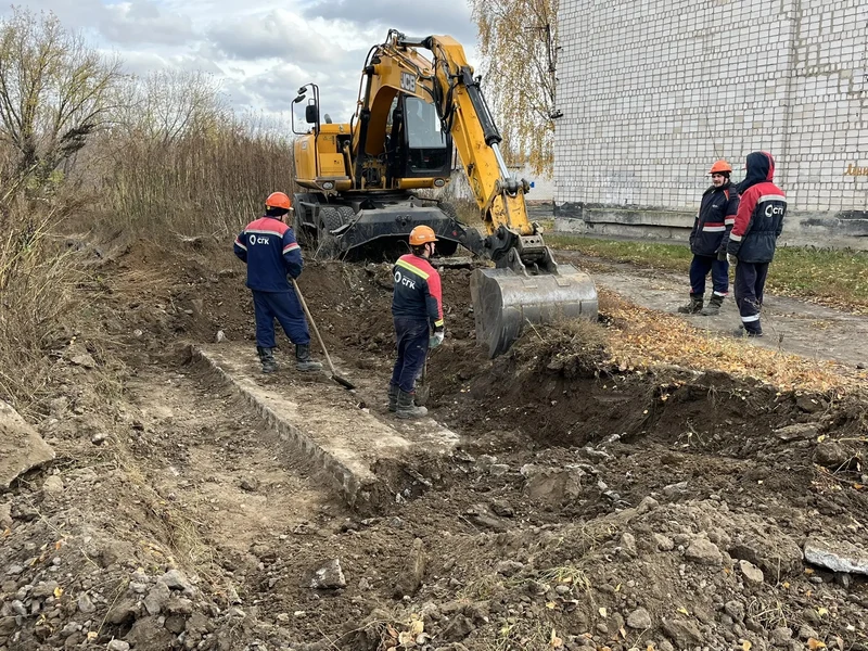 О ходе ремонтных работ на тепловых сетях в южной части города