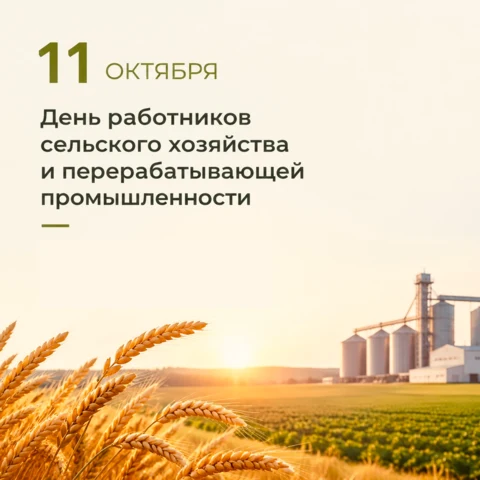 Баннер с днем работника сельского хозяйства 