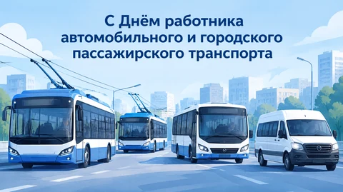 С Днём работника автомобильного и городского пассажирского транспорта