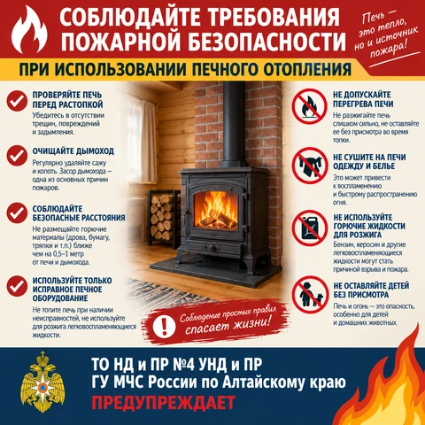 Правила пожарной безопасности 