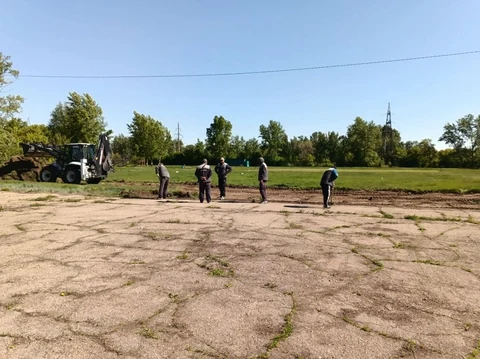 Обустройство основания площадки 