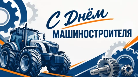 Афиша с Днём машиностроителя