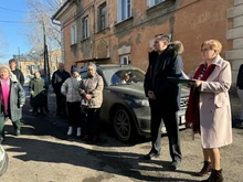 Собрание с жильщами в МКД по ул. Красной,88