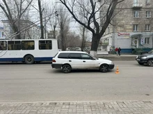 Фото автомобиля на месте ДТП