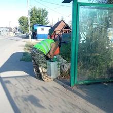 уборка остановочных павильонов