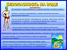 БЕЗОПАСНОСТЬ НА ВОДЕ.